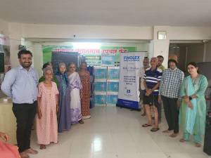 Elderly care support by NGO Medical supplies and improved living conditions at Shantiban Old Age Home