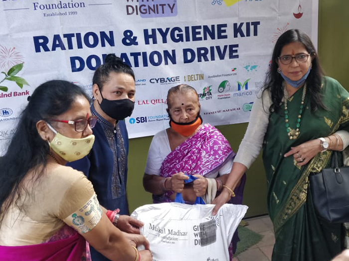 Grocery kits for artistes during the pandemic