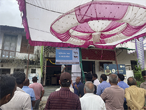 Cow welfare and gaushala donation event by animal NGO in India