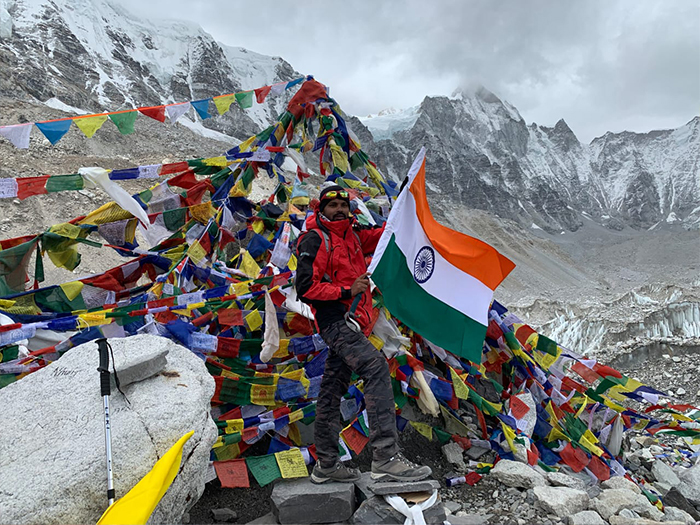 Shrikant Jadhav, mountaineer supported through sports charity programs for youth empowerment