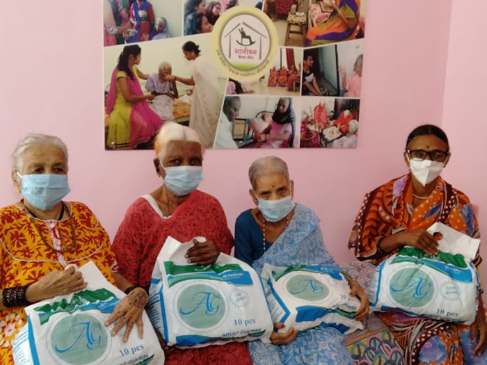 NGO for medical help delivers food and medical supplies to vulnerable communities