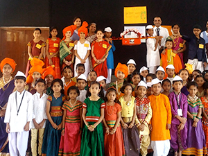 Marathi Divas celebration at Mukul Madhav Vidyalaya