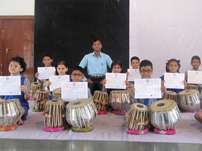 Inculcating Indian classical music at MMV