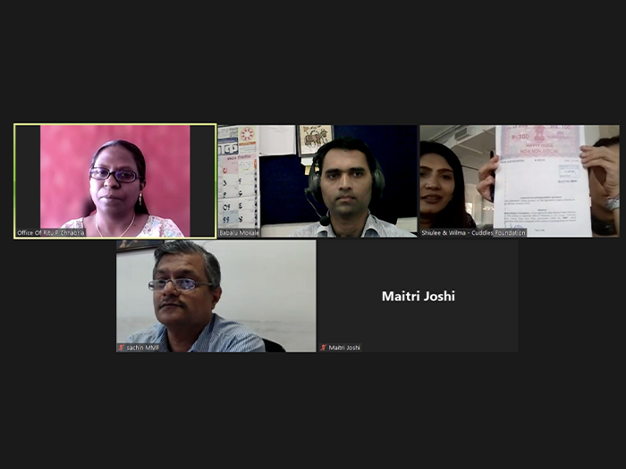 NGO food donation support for underprivileged children with cancer through Cuddles Foundation partnership