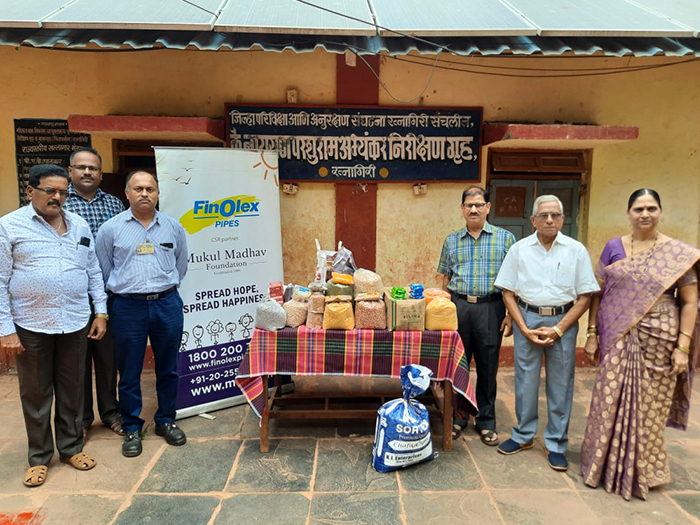 NGO for food donation provides essential groceries to remand home in Ratnagiri
