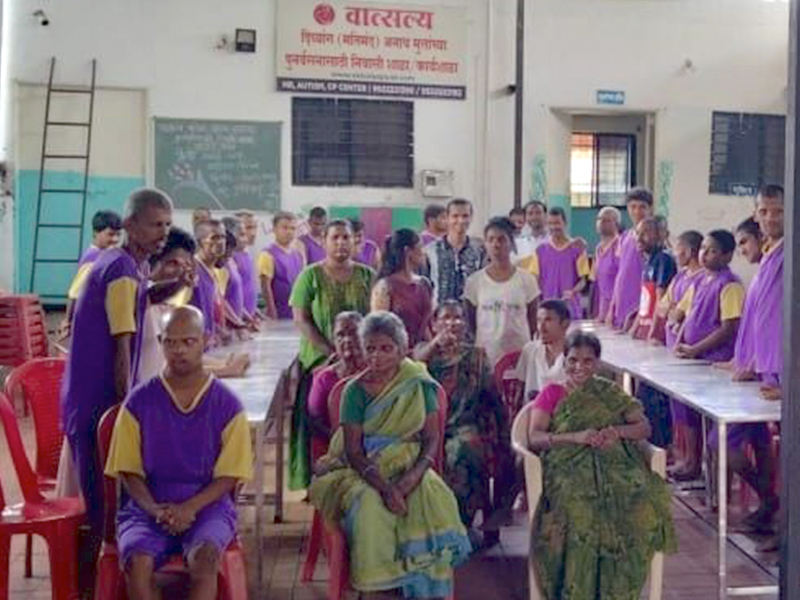 NGO donation for food and health aid to Vatsalya Matimand School in Pune