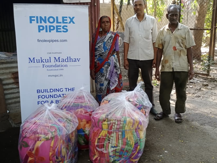 Winter protection and essential food supplies by healthcare NGO for vulnerable groups