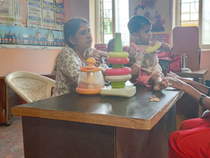 Speech therapy for differently-abled children by NGO for physically handicapped in India