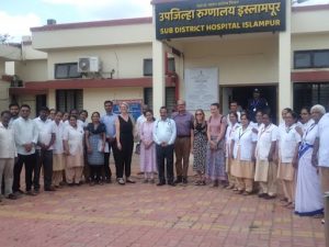 Royal College of Paediatrics and Child Health, UK team visit to District Hospital