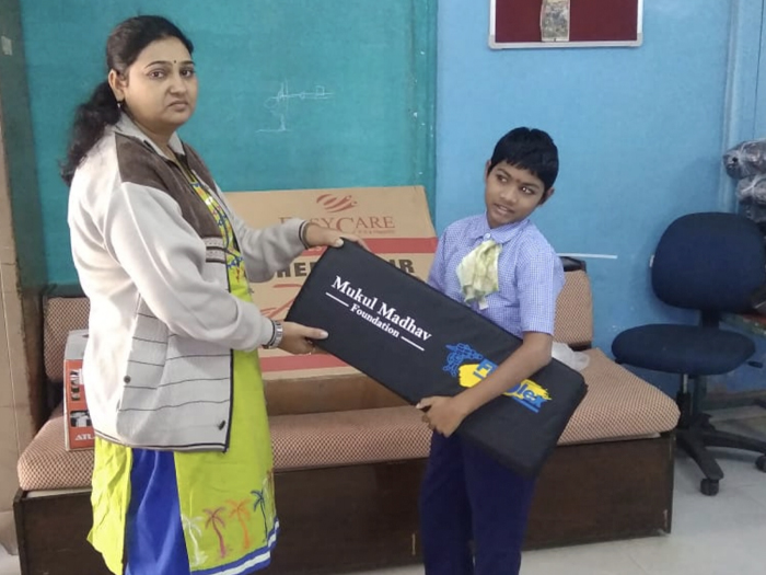 Donation drive and community outreach by NGO for physically handicapped and differently abled persons