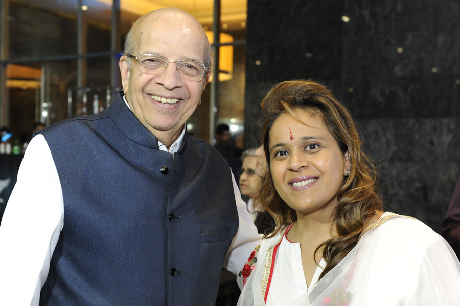 Organizers at a nonprofit fundraiser promoting sustainability during charity event by Mukul Madhav Foundation