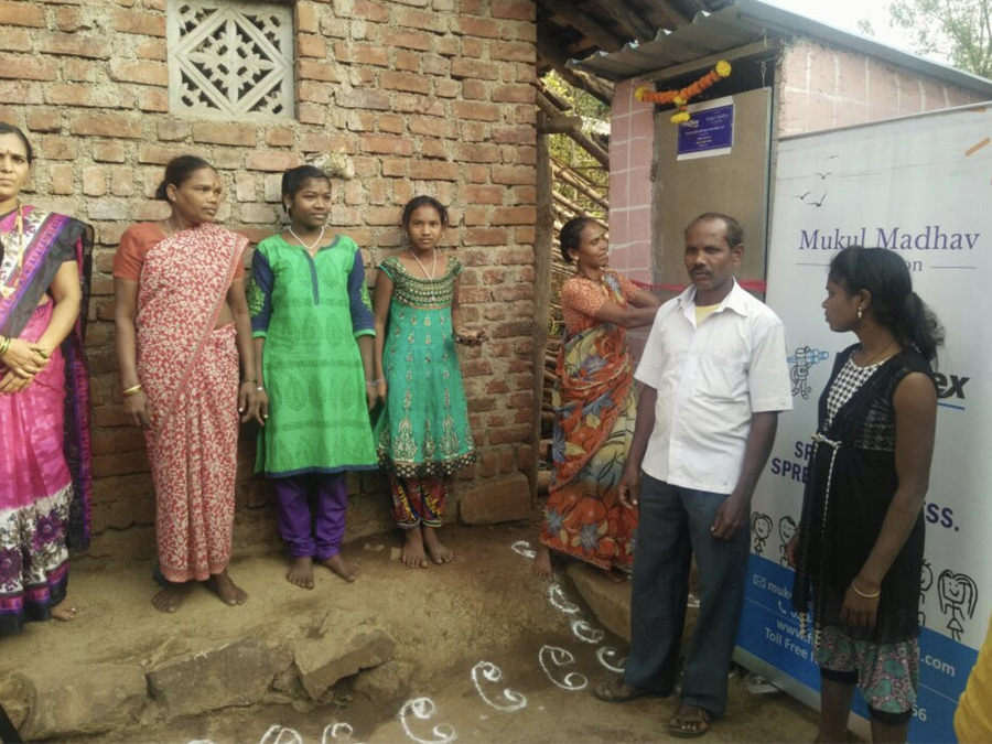 2017 - MMF began constructing free toilets for good health and hygienic practices