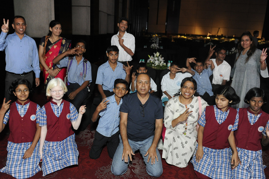 Differently abled children at fundraising NGO event in Pune organized by Mukul Madhav Foundation