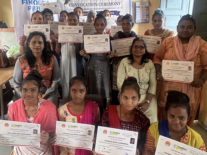 NGO for ladies empowers military spouses with tailoring skills skilling center at Aundh Military Centre in Pune