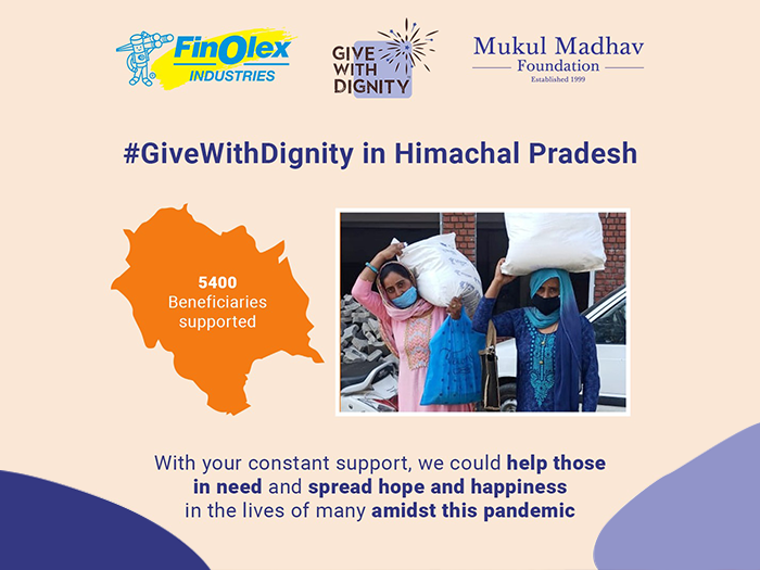 Give with Dignity kits distributed in Himachal Pradesh by MMPC for poverty alleviation amid pandemic