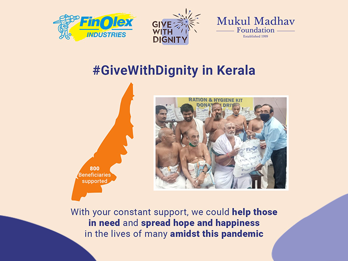 Give with Dignity programme in Kerala by top NGO working on poverty eradication in India