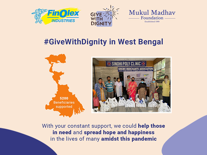 Give with Dignity campaign in West Bengal by top NGO focused on poverty alleviation