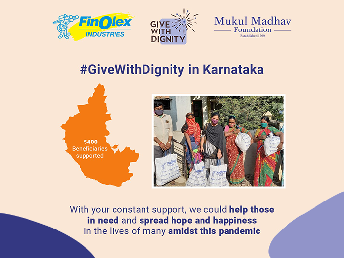 MMPC provides pandemic relief through Give with Dignity initiative in Karnataka to support underprivileged