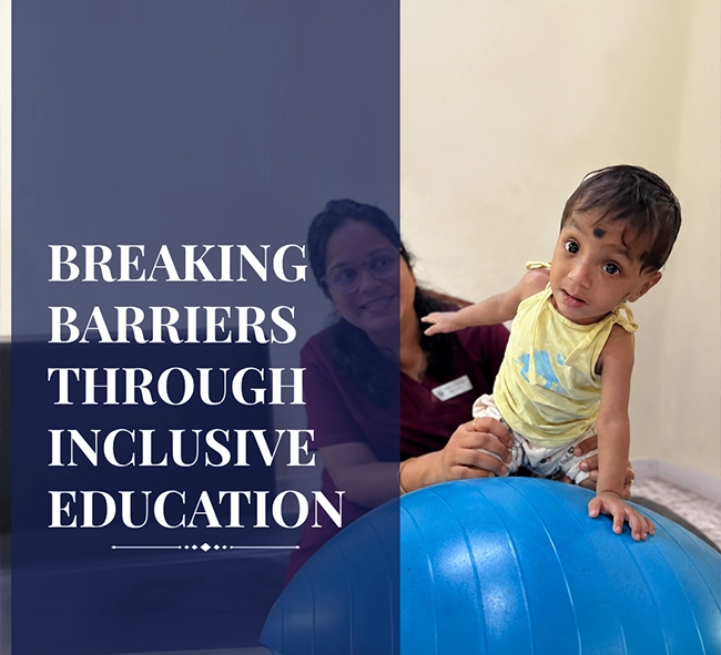 Inclusive education for differently abled children through Mission Cerebral Palsy by Mukul Madhav Foundation Inclusive education for differently abled children through Mission Cerebral Palsy by Mukul Madhav Foundation