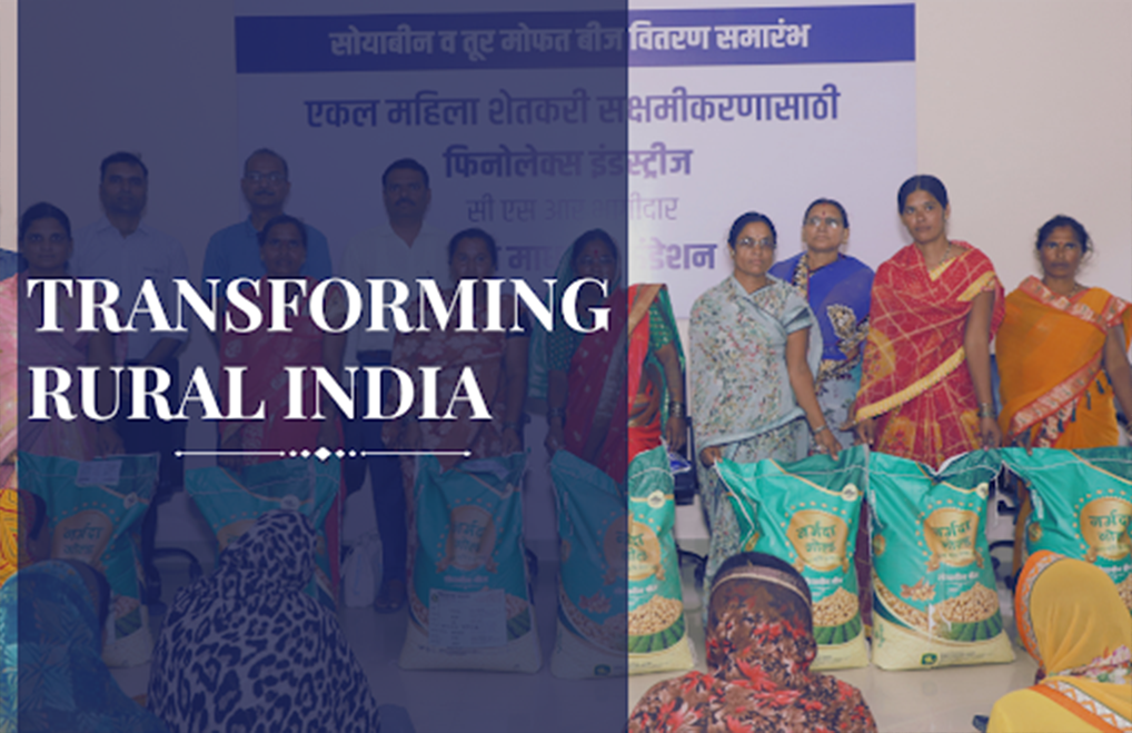 Sustainable rural development initiatives improving livelihoods and water security in rural India