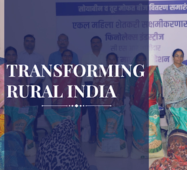 Sustainable rural development initiatives improving livelihoods and water security in rural India